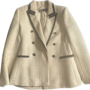 Zara Quilted Full Blazer